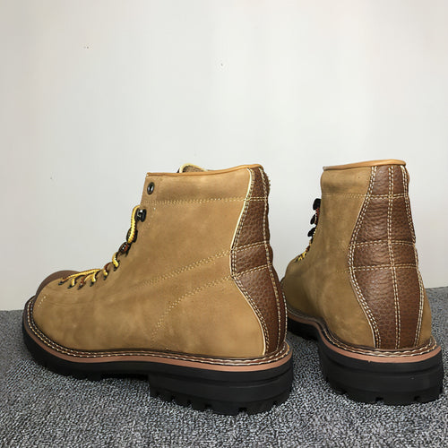 Autumn And Winter Men's Round Toe Fashion Casual Leather Shoes Martin