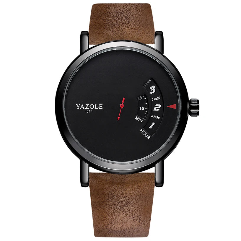 UTHAI CQ57 Men's Quartz Watch, Watch Leather Strap, Sports, Business, Leisure, Waterproof Top Brand, Simple Men's Watch