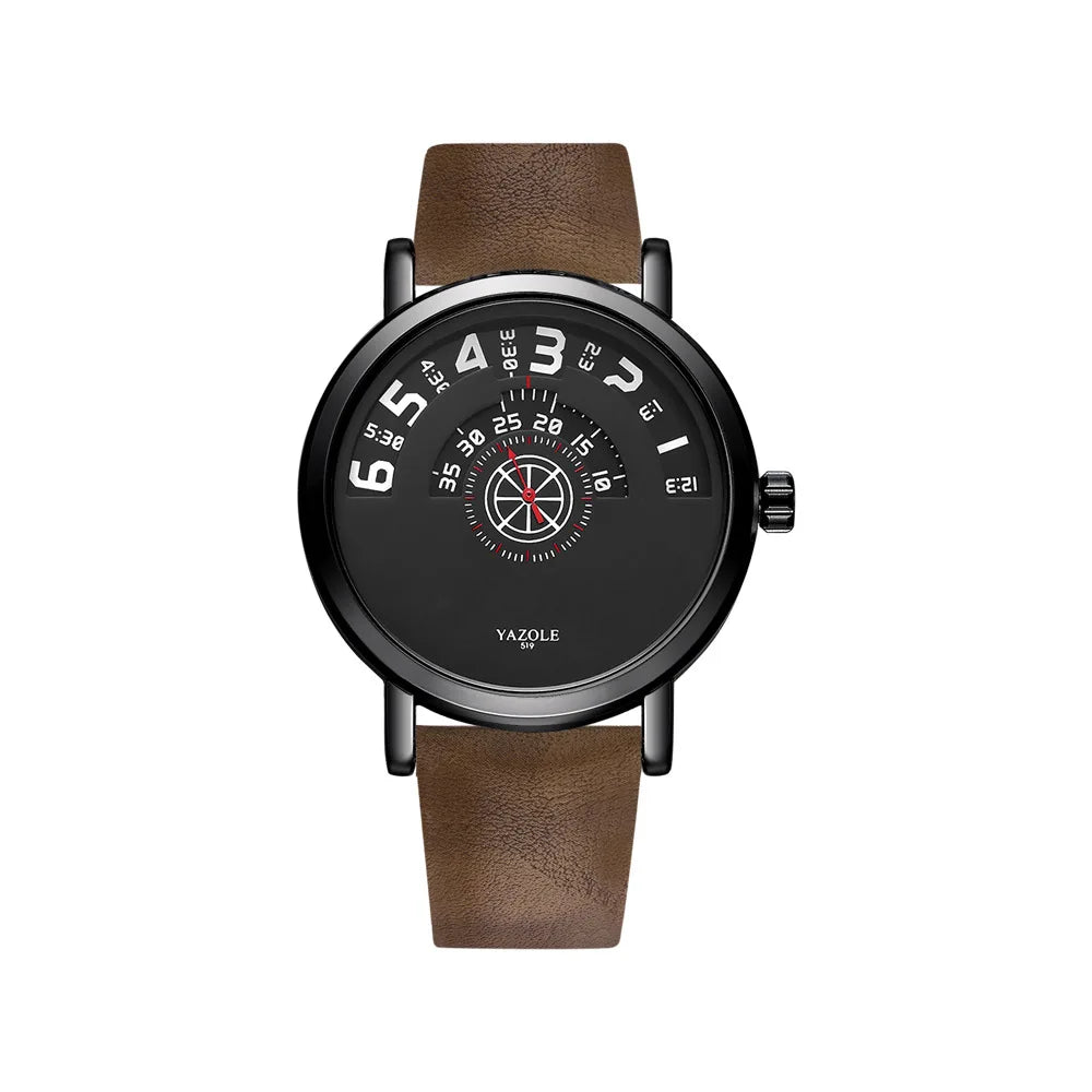 UTHAI CQ57 Men's Quartz Watch, Watch Leather Strap, Sports, Business, Leisure, Waterproof Top Brand, Simple Men's Watch