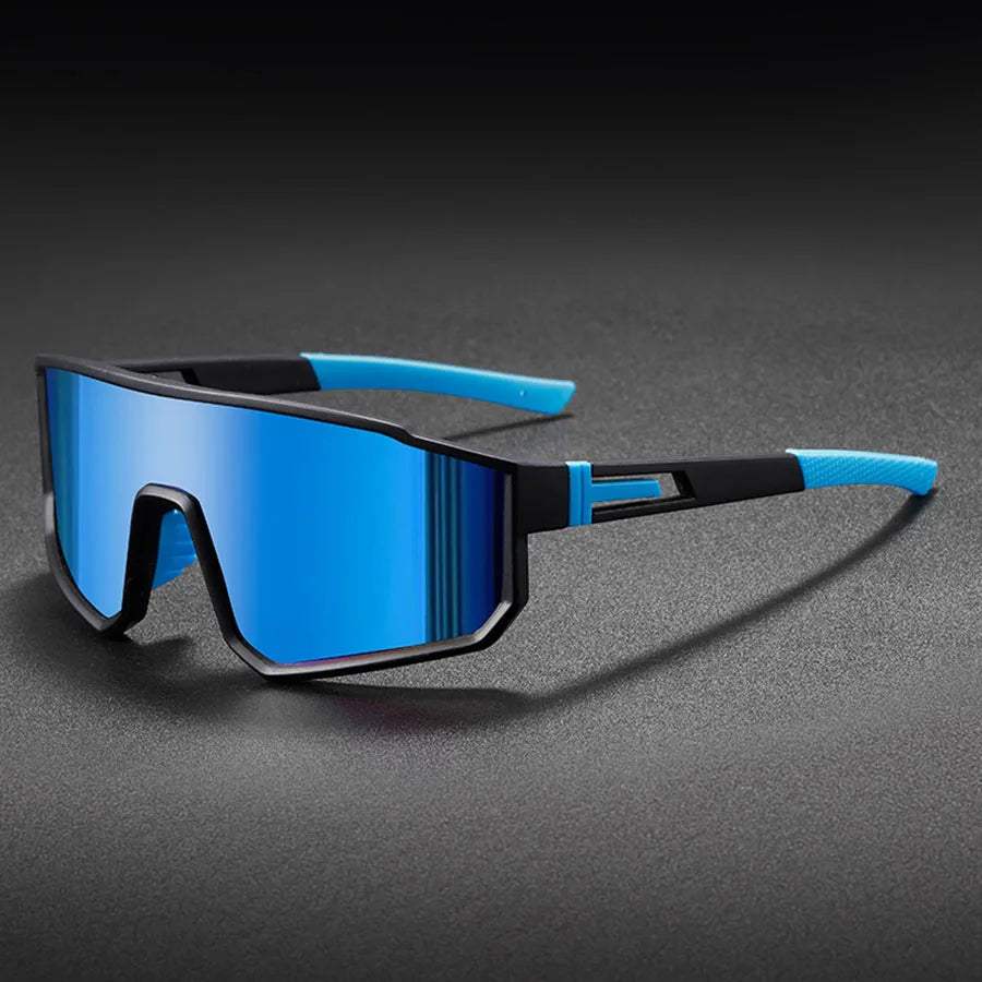 Men's Oversized Cycling Glasses for Men Bicycle Windproof Colorful Coating Sunglasses Outdoor Sports Motorcyc