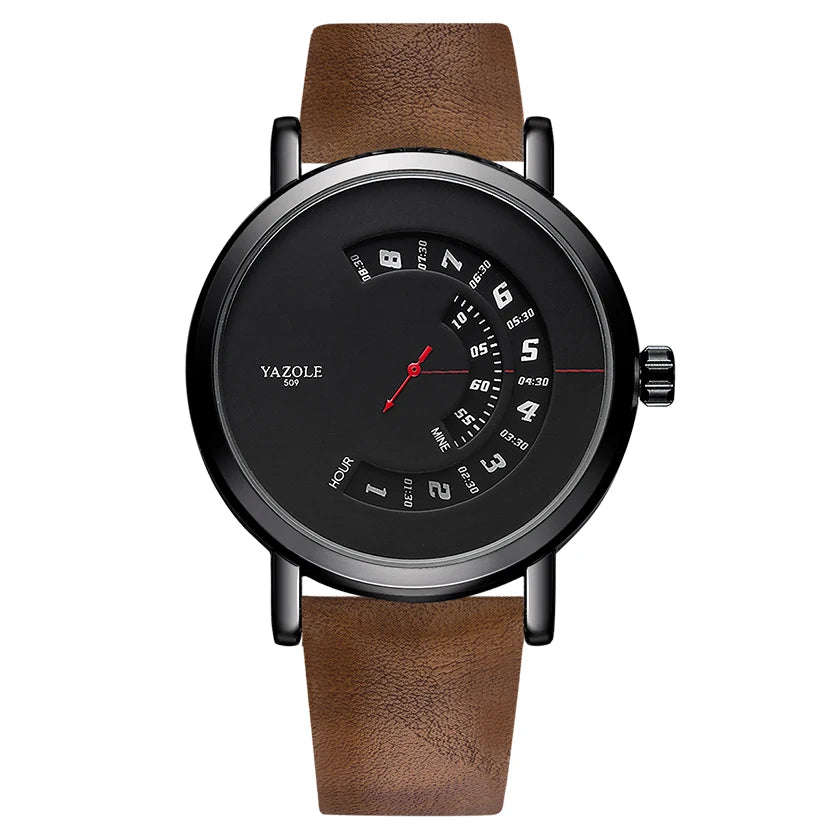 UTHAI CQ57 Men's Quartz Watch, Watch Leather Strap, Sports, Business, Leisure, Waterproof Top Brand, Simple Men's Watch